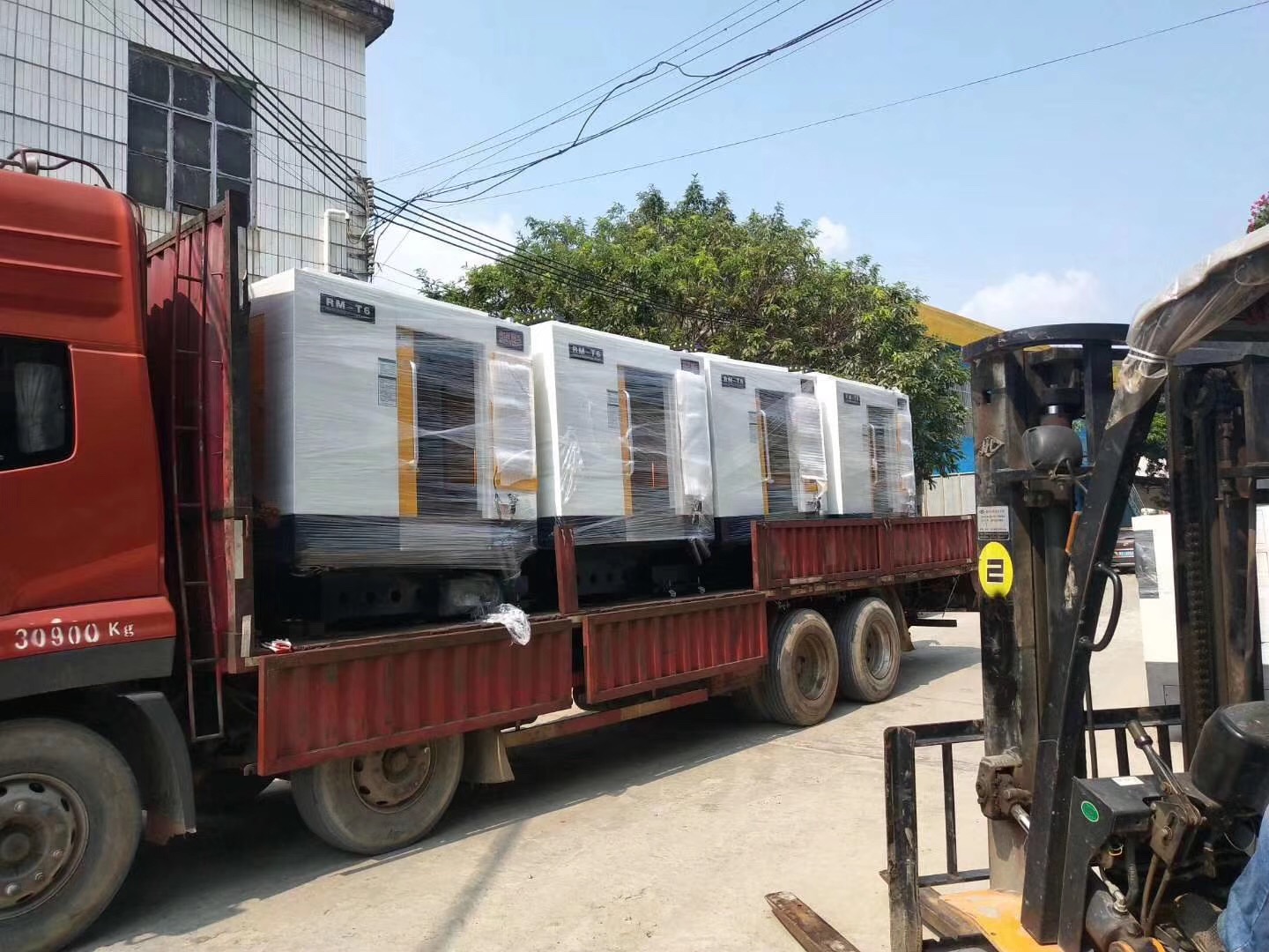 Four newly-purchased CNC machines are now in place